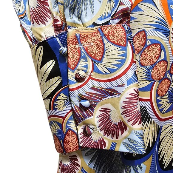 Belle XL Women's Floral Long Sleeve A-Line Dress - Picture 6 of 10